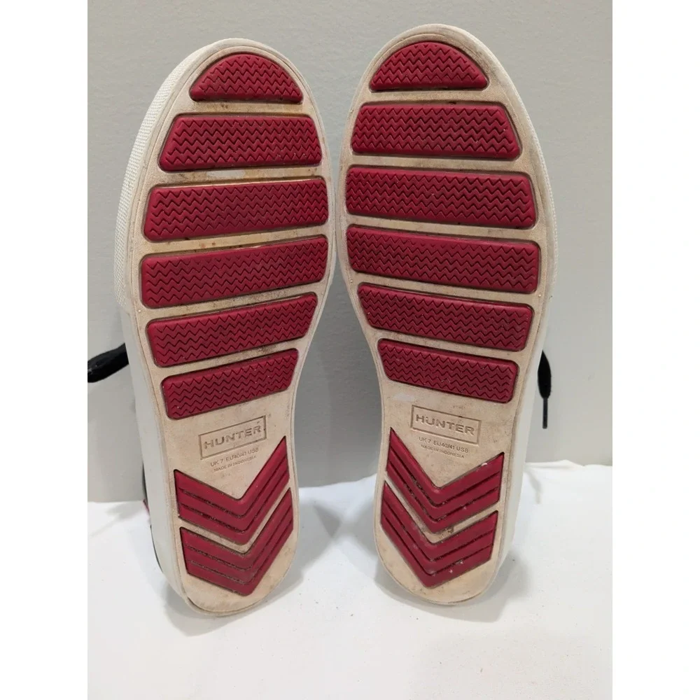 Hunter Rubber Sneakers Waterproof Sz 8
